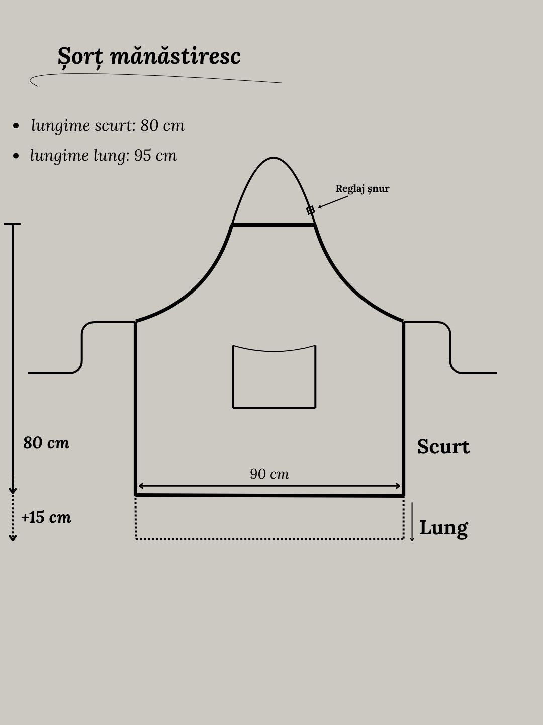 Șorț mănăstiresc